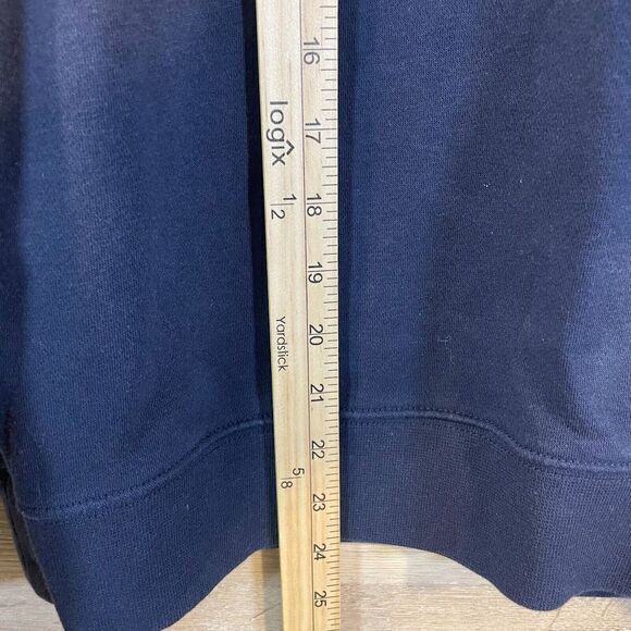 Banana Republic Mens Hoodie Blue Sz Small Preppy Logo Gorpcore Outdoor Pullover - Picture 5 of 8